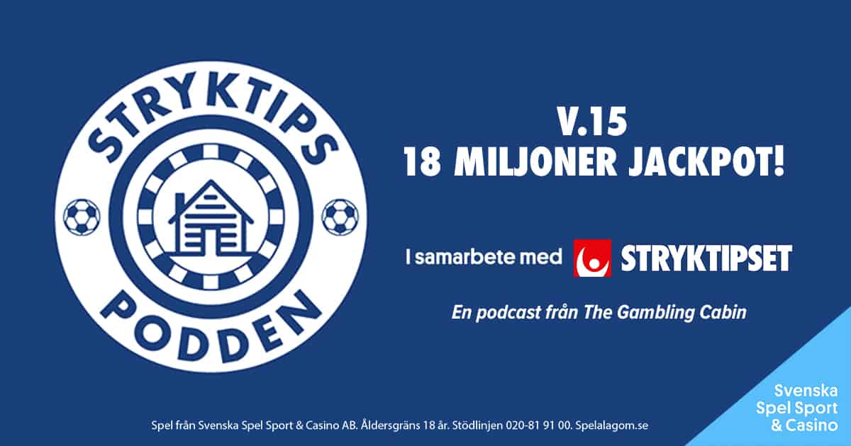 Stryktipset 18 miljoner jackpot