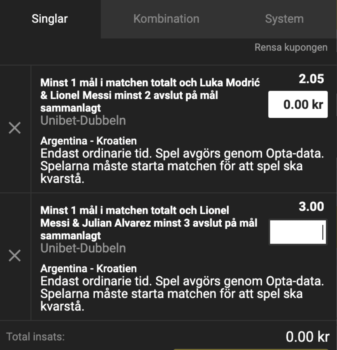 Unibetspecialare