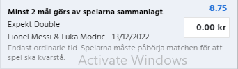 Messi och Modric speltips