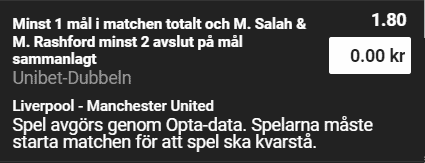 unibetspecial 5 mars