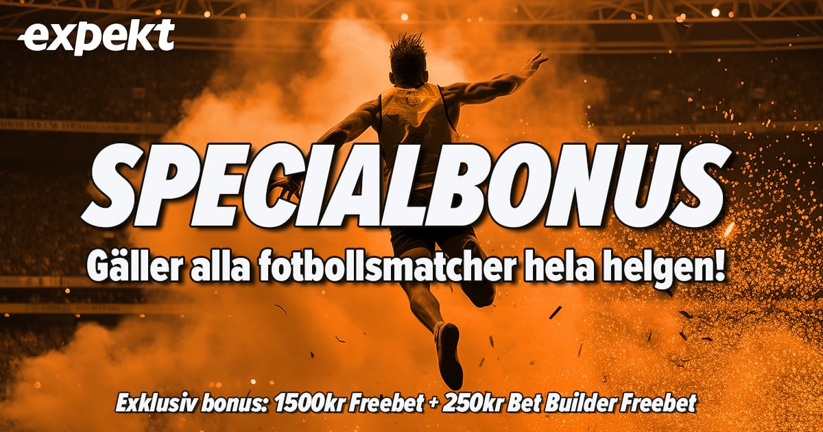 Expekt specialbonus fotboll