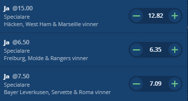 kvällens Boostade spel