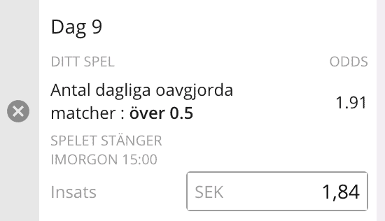 dag 9 kryss