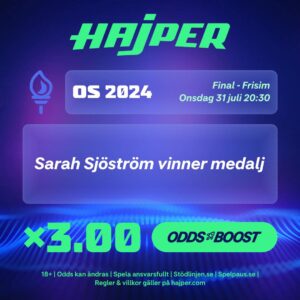 Hajper Boost Sarah Sjöström