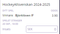 björklöven till shl