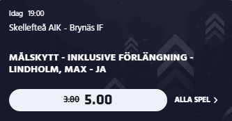 Max Lindholm målskytt