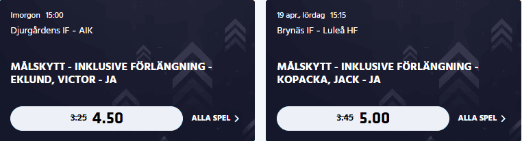 målskyttar tugga puck