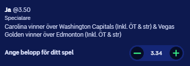NHL dubbeln