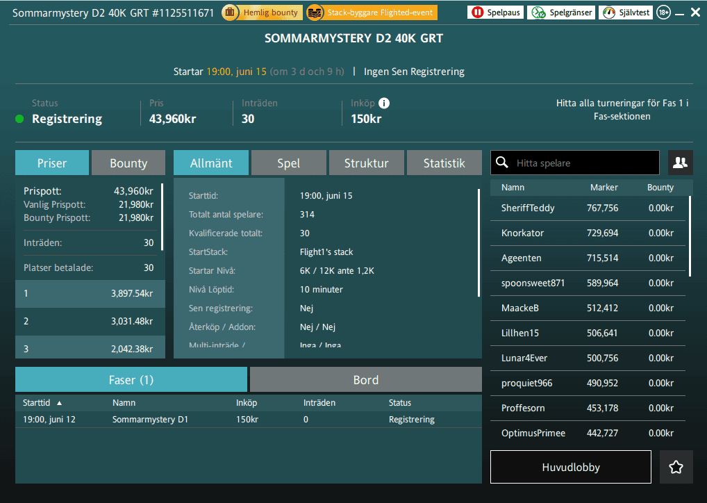 mystery bounty svenska spel