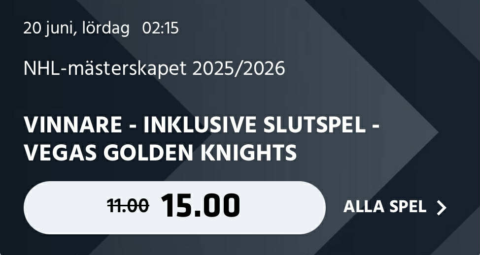 Vegas golden knights