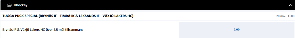 tugga puck special shl