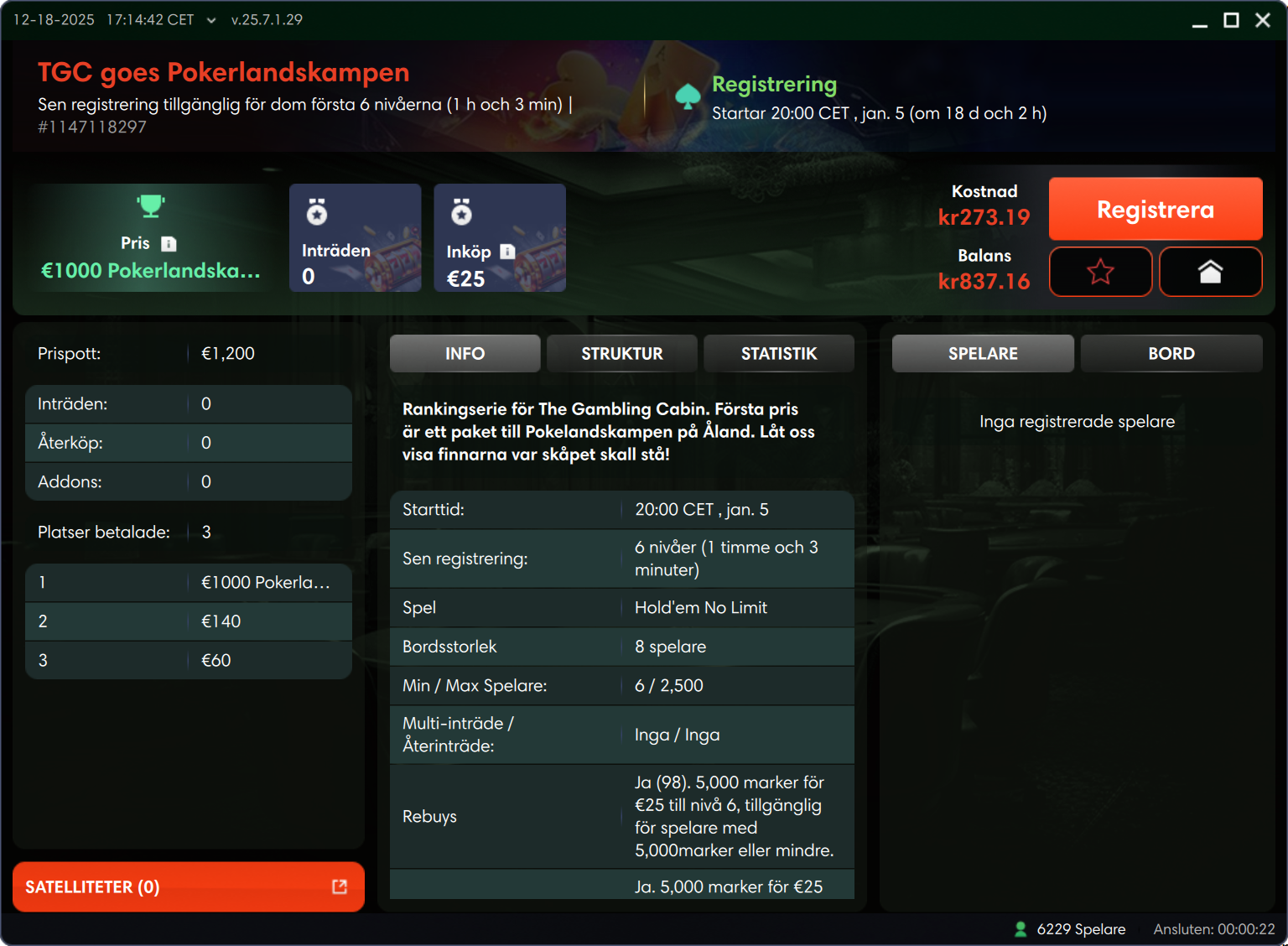 pokerlandskampen 2026