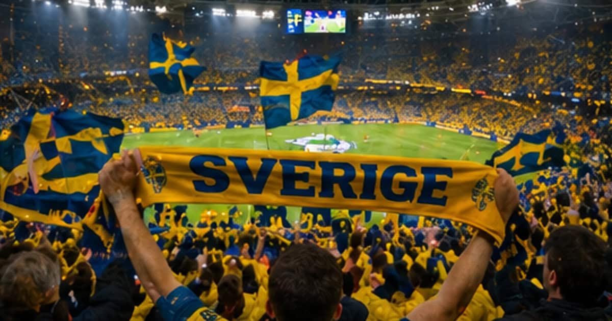 Fotbolls VM 2026 Sverige Fans