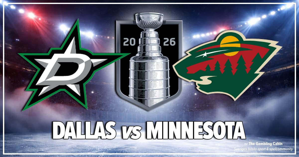 Dallas vs Minnesota hockey game, NHL 2026, at GamblingCabin.