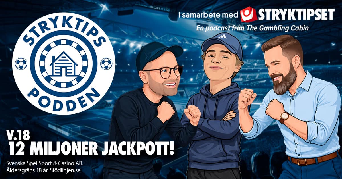 Stryktipset-Stryktipspodden-12 miljoner Jackpott