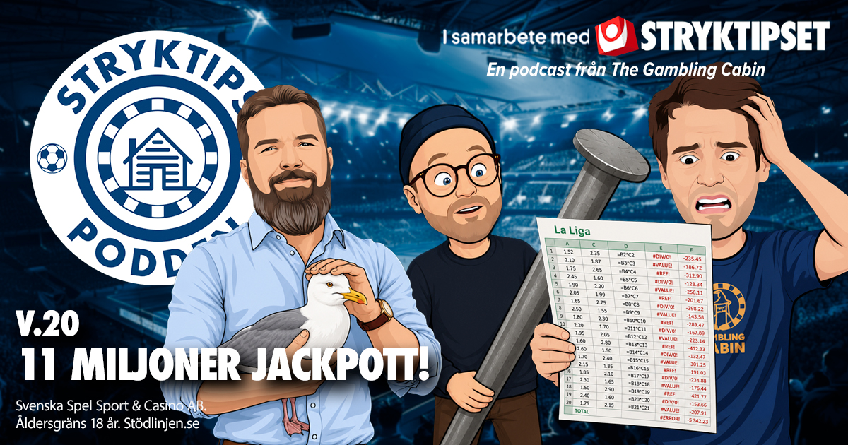 Stryktipspodden-Stryktipset-11 Miljoner jackpott