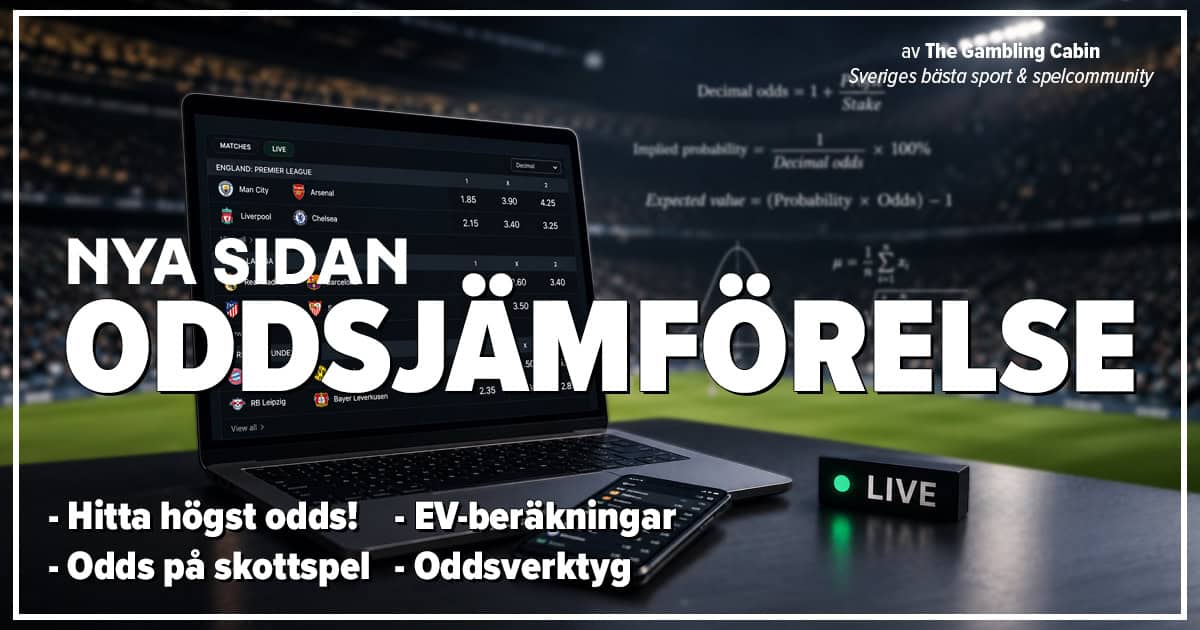 Oddsjämförelse 2026